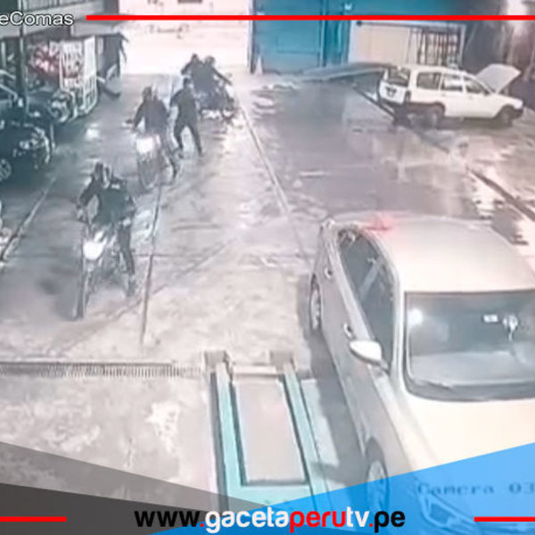 Sicarios asesinan a joven dentro de car wash en Comas
