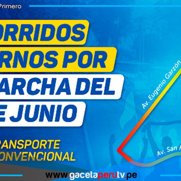 ATU anuncia desvíos temporales por marcha del Orgullo en Jesús María