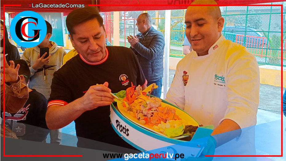 Comas celebró su festival del ceviche con gran entusiasmo