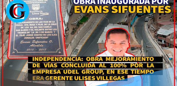 Obra terminada, pero Ulises Villegas recibe injusta condena