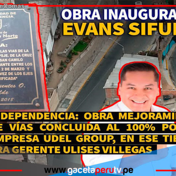 Obra terminada, pero Ulises Villegas recibe injusta condena