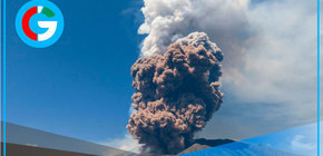 Etna entra en erupción con columnas de humo y lava