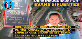 Obra terminada, pero Ulises Villegas recibe injusta condena