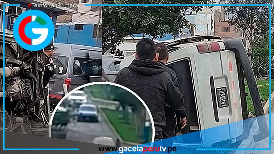 Transporte informal provoca volcadura y catorce heridos en Independencia