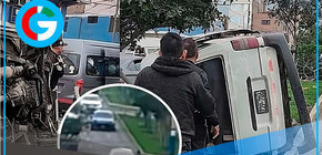 Transporte informal provoca volcadura y catorce heridos en Independencia