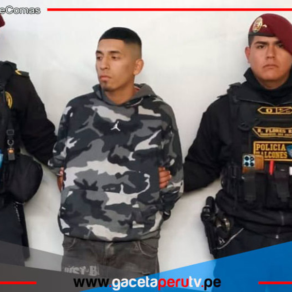 Serenazgo y policía detienen sujeto armado en Año Nuevo en Comas
