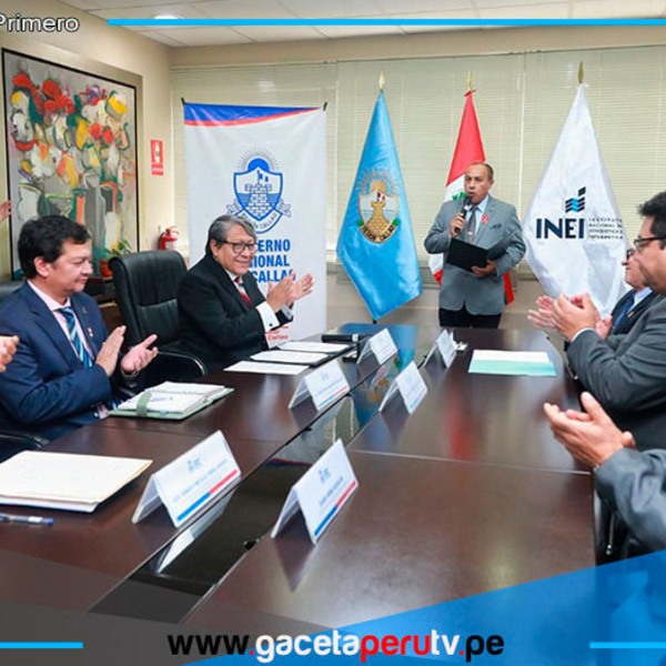 INEI y Gore Callao coordinan entrega de valiosa información censal