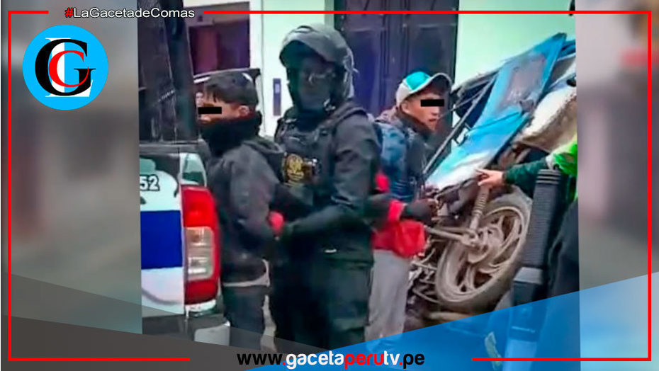 Capturan a dos menores por hurto agravado en Comas