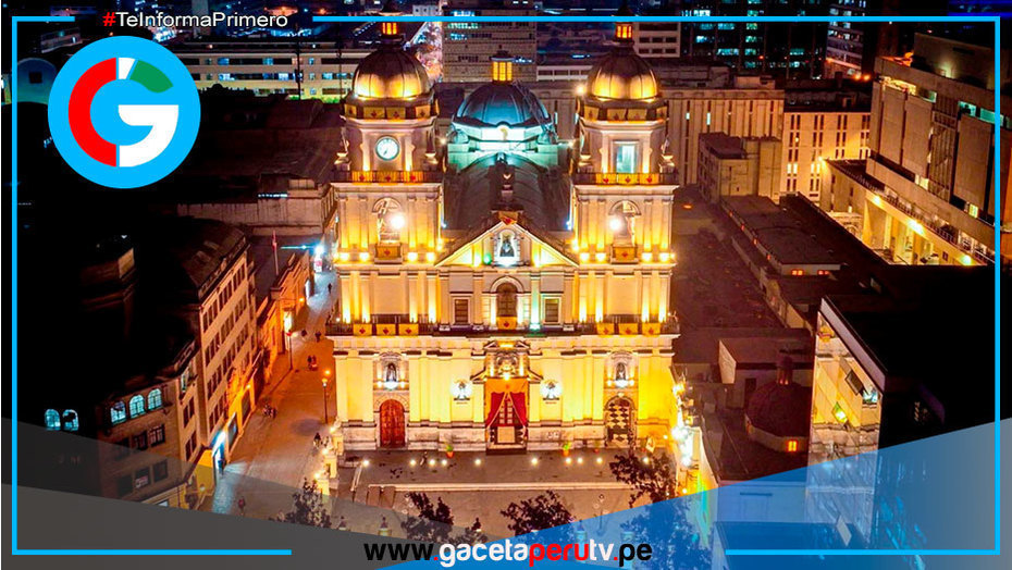 Iluminan iglesia y plazuela San Pedro con luces artísticas LED