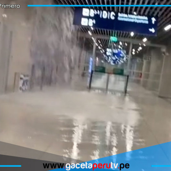 Fuga de agua en Jorge Chávez fue controlada rápidamente