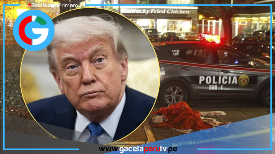 EE UU: Donald Trump compara número de homicidios en Washington con Lima: “¿Quieren vivir en lugares así?"