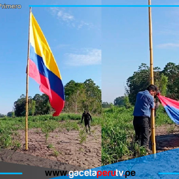 Operativo ciudadano y policial retira bandera extranjera en Santa Rosa