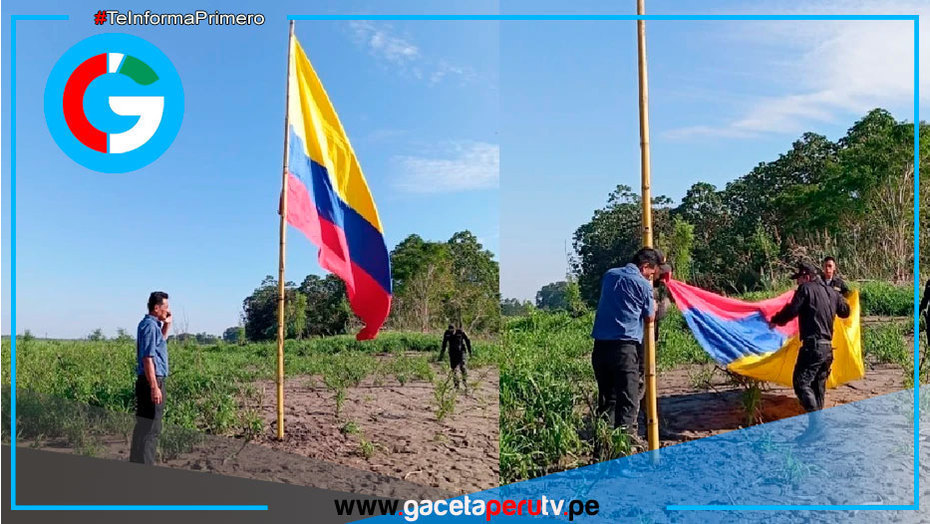 Operativo ciudadano y policial retira bandera extranjera en Santa Rosa