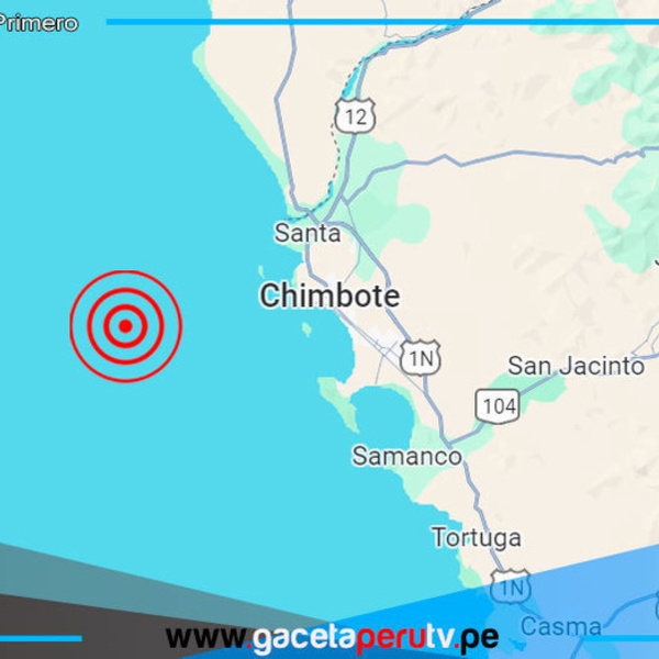 Sismo de 5.5 sacude Chimbote sin dejar daños reportados