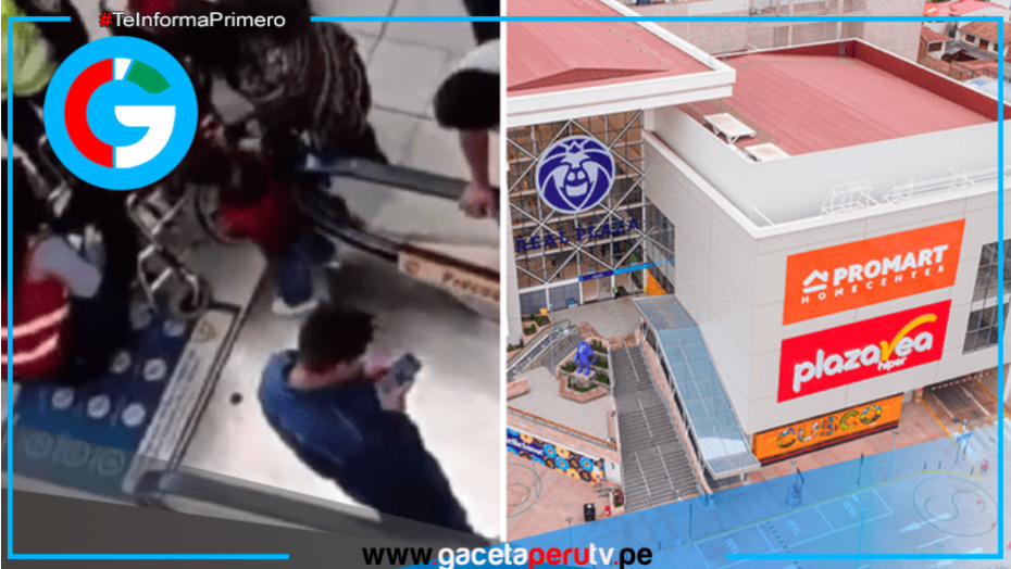 Menor atrapado en escalera eléctrica del Real Plaza Cusco