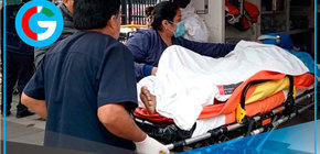 Chofer de bus baleado en SJL conduce herido hasta hospital