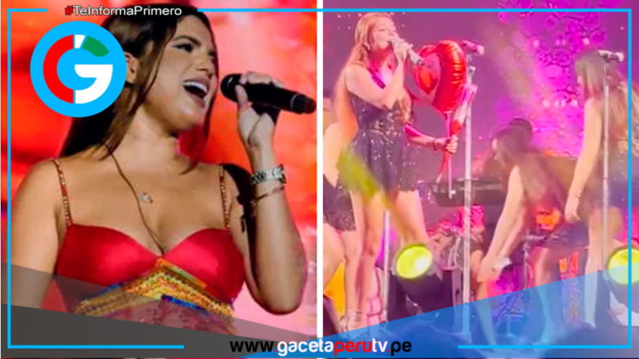 Susana Alvarado sufrió el impacto de un dron en pleno concierto