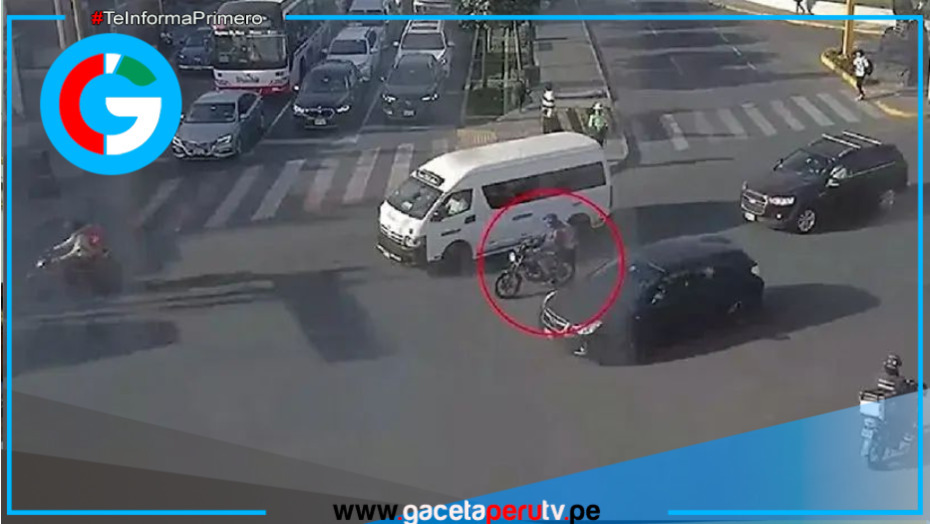 Delincuente venezolana detenido en Surco tras robo celular y motocicleta fallida en escape