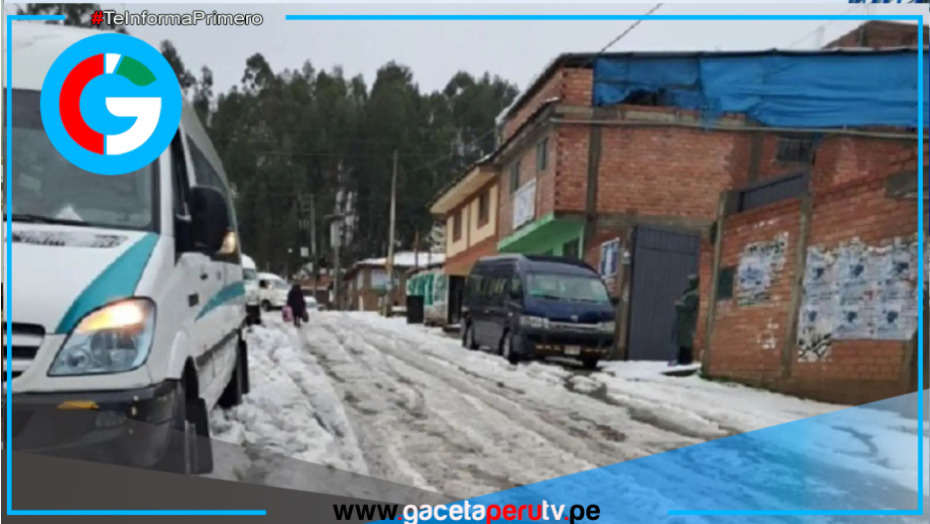 Senamhi prevé nieve, granizo y lluvias en sierra centro y sur este lunes-martes