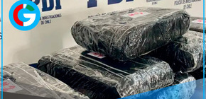 Cinco peruanos, incluidos dos policías, capturados con más de 11 kilos de ketamina en Arica