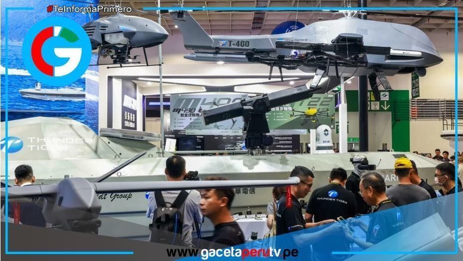 Taiwán exhibe drones y misiles avanzados frente a amenaza china