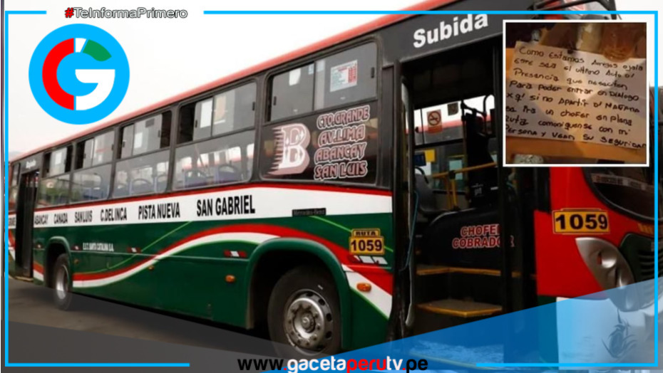 Transportistas de Santa Catalina paralizan rutas en Villa El Salvador ante amenazas de extorsión diaria