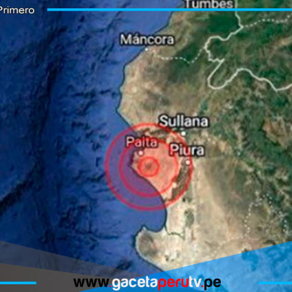 Sismo de magnitud 4.1 se registra en Piura 