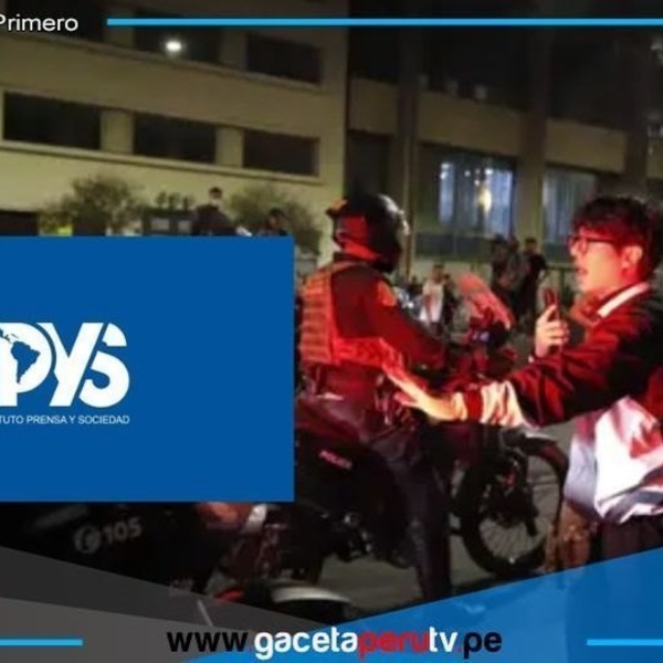 IPYS condena represión policial contra periodistas en marcha nacional