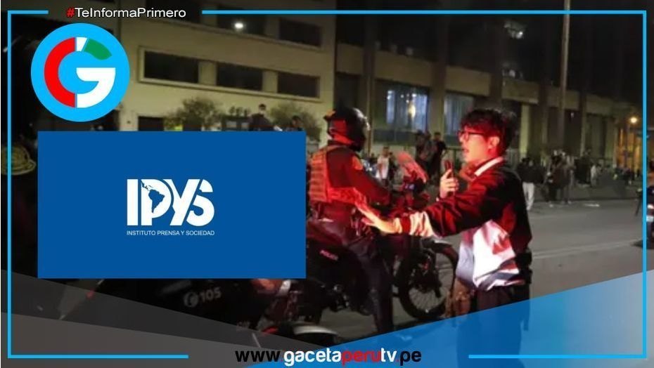 IPYS condena represión policial contra periodistas en marcha nacional