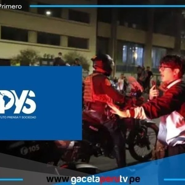 IPYS condena represión policial contra periodistas en marcha nacional