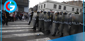 PNP reporta seis detenidos durante protestas en el Centro de Lima