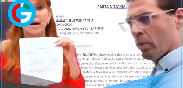 Gustavo Salcedo amenaza a Magaly Medina con carta notarial por agresión revelada