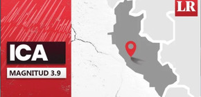 Temblor de magnitud 3,9 sacude región de Ica con epicentro bajo tierra