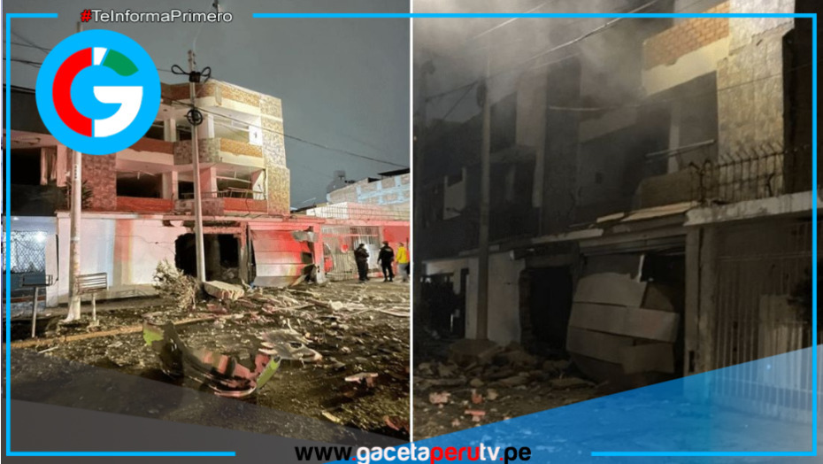 Explosión destruye casa de tres pisos en Trujillo y provoca alarma ciudadana inmediata