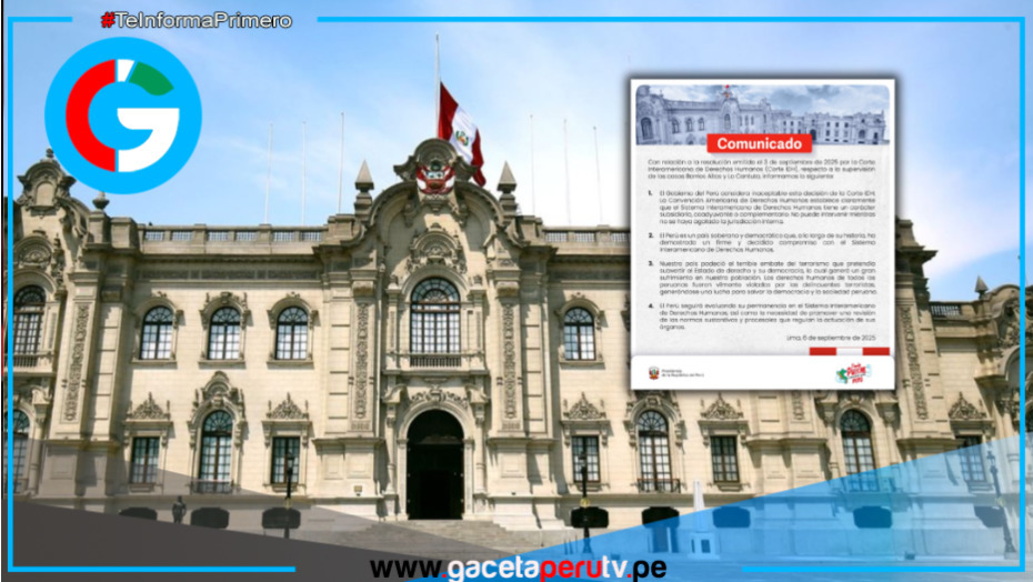 Gobierno califica de “inaceptable” decisión de Corte IDH en casos Barrios Altos y La Cantuta