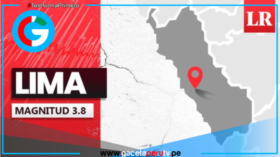 Temblor de magnitud 3,8 se registró esta mañana a 20 km al oeste de Mala