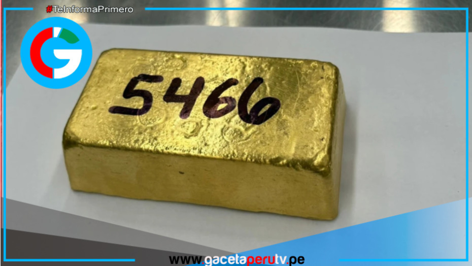 Fiscalía inmoviliza barra de oro de más de 5 kg vinculada a minería ilegal