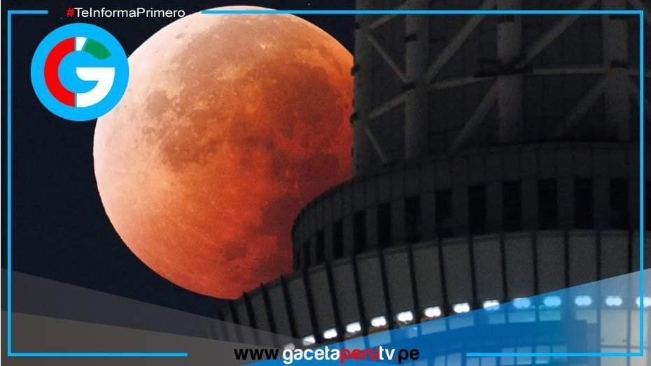 Luna de Sangre brilló intensamente durante eclipse lunar total mundial