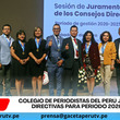 Colegio de Periodistas del Perú juramenta directivas para periodo 2026–2027