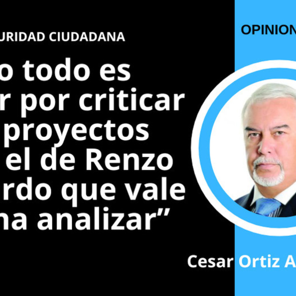 No todo es criticar por criticar hay proyectos como el de Renzo Reggiardo que vale la pena analizar