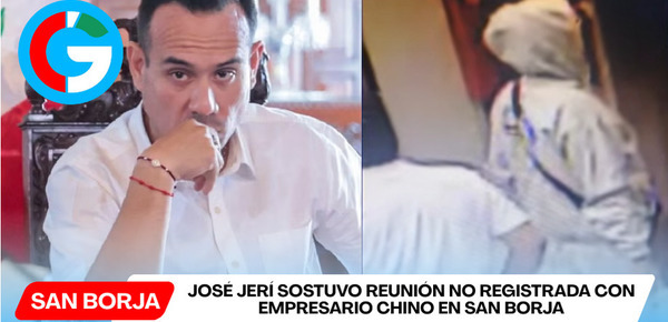 José Jerí sostuvo reunión no registrada con empresario chino en San Borja