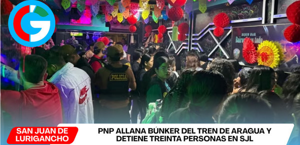 PNP allana búnker del Tren de Aragua y detiene treinta personas en SJL