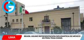 Brasil asume representación diplomática de México en Perú tras crisis