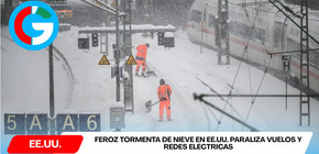 Feroz tormenta de nieve en EE.UU. paraliza vuelos y redes eléctricas