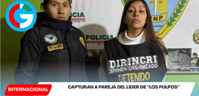 Capturan a pareja del líder de “Los Pulpos”