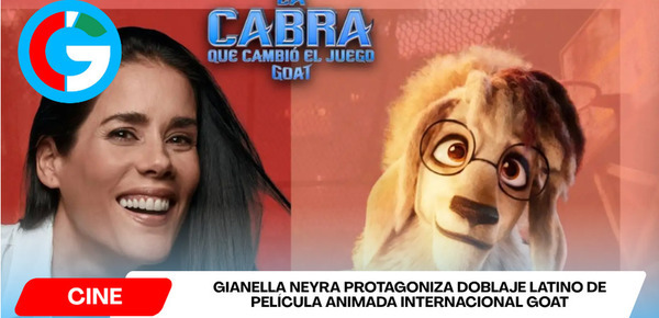 Gianella Neyra protagoniza doblaje latino de película animada internacional GOAT