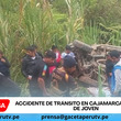 Accidente de tránsito en Cajamarca cobra vida de joven