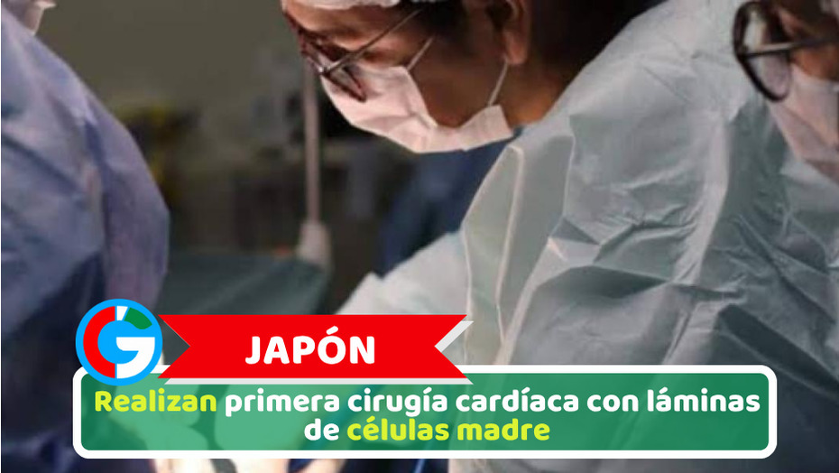 Japón: Realizan primera cirugía cardíaca con láminas de células madre