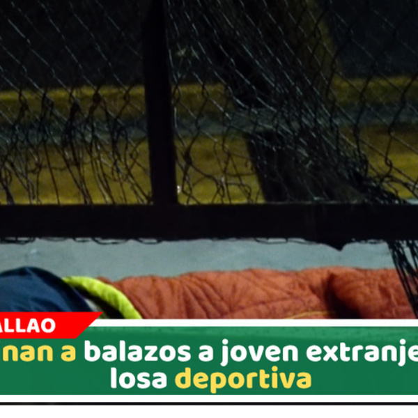 Asesinan a balazos a joven extranjero en losa deportiva