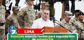 Lima: Belaúnde anuncia fondos para segundo lote de aviones F16